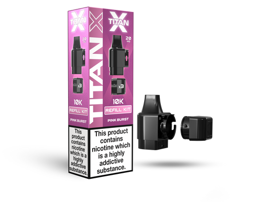 Titan X 10L Pods 10 Pcs Pink Burst