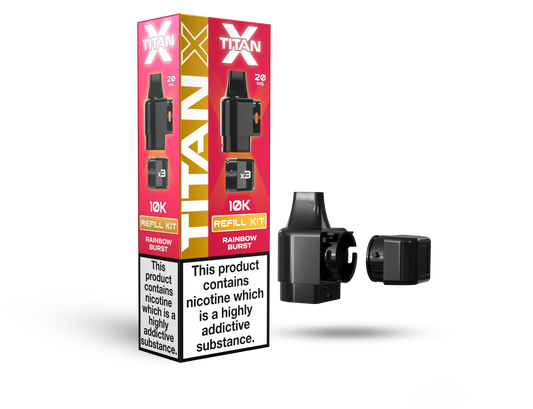 Titan X 10L Pods 10 Pcs Rainbow Burst