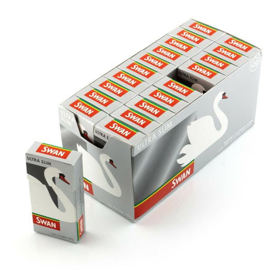Swan Ultra Slim Fltr Tip 126 Tip x 20 Pk