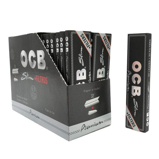 OCB Premium King Slim Paper Combi 32 Pk