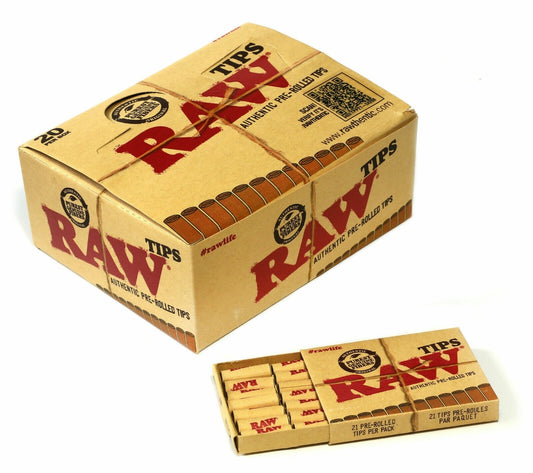 Raw Tips Authentic 20 Pk