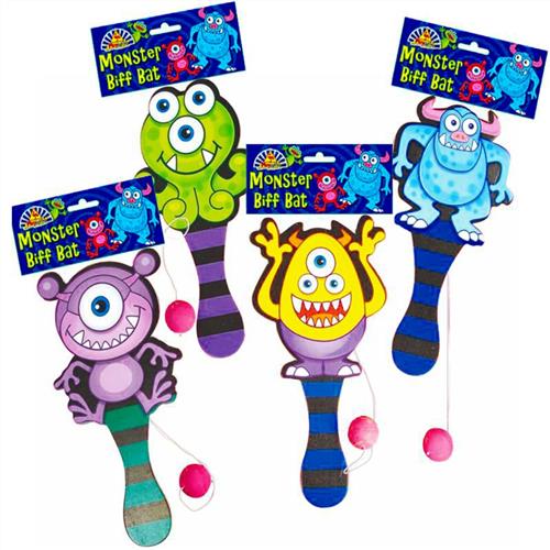 Wooden Monster Biff Bat 24 Pcs