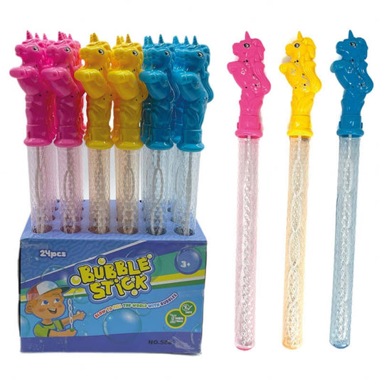 Unicorn Bubble Wand 24 Pcs