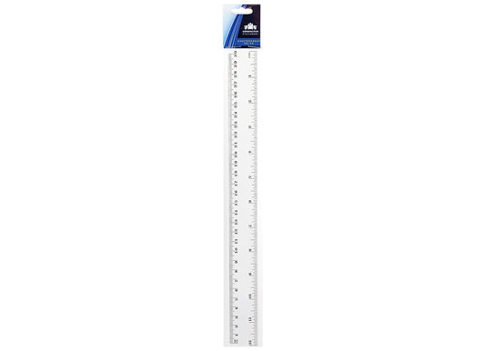 12' Clear Plastic Shatter Proof Ruler