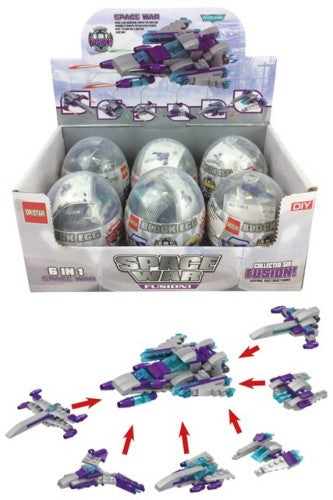 Spacewar Building Bricks Capsule 6 Pcs
