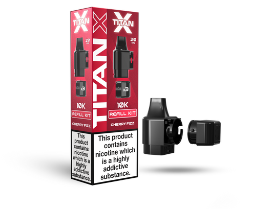 Titan X 10L Pods 10 Pcs Cherry Fizz