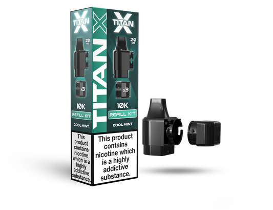 Titan X 10L Pods 10 Pcs Cool Mint
