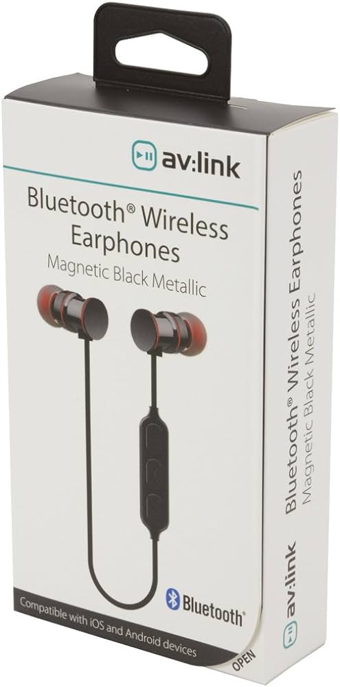 AV-Link Bluetoth Wireless Earphone Black