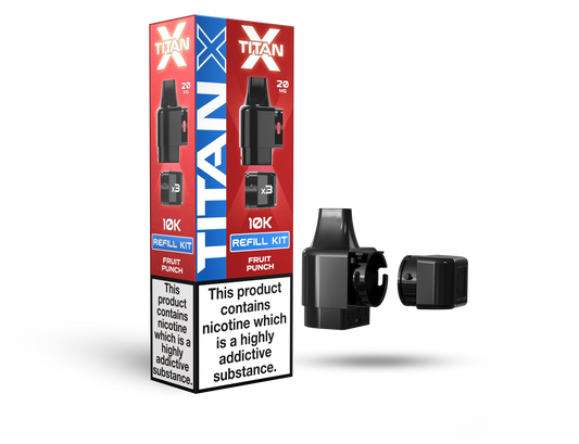 Titan X 10L Pods 10 Pcs Fruit Punch