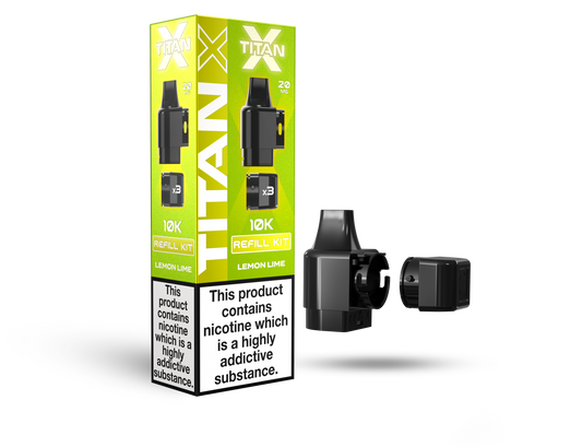 Titan X 10L Pods 10 Pcs Lemon Lime