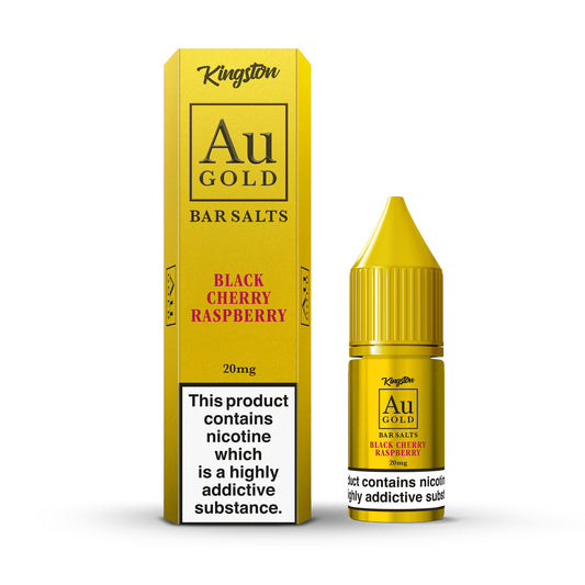 AU Gold Nic Salt 10 x 10ml Blk Chy Rspby