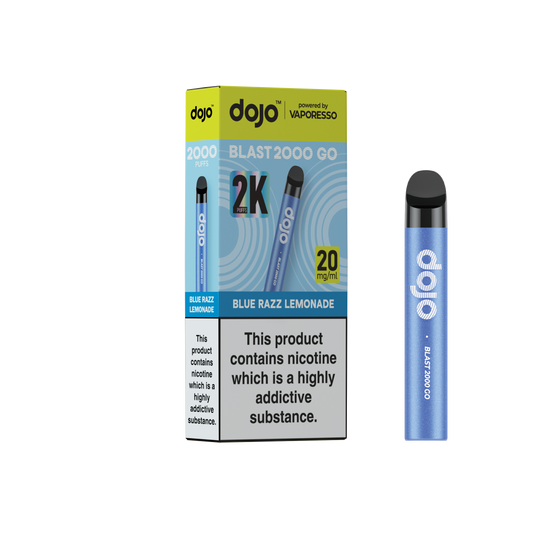 Dojo Blast 2000 Go Pod Kit 5 Pcs Blue Razz Lemonade