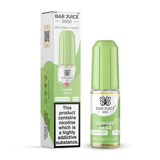 Bar Juice Nic Salt 20mg 10 Pk Gummy Bear