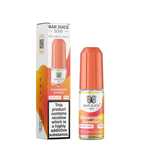 Bar Juice Nic Salt 20mg 10 Pk Stb Banana
