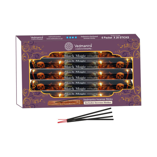 Vedmantra Black Magic 20 Sticks x 6 Pk