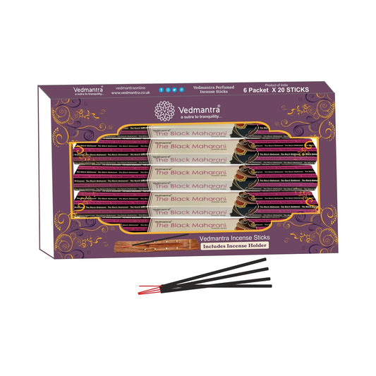 Vedmantra Black Maharni 20 Sticks x 6 Pk