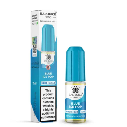 Bar Juice Nic Salt 20mg 10 Pk Blue Ice Pop
