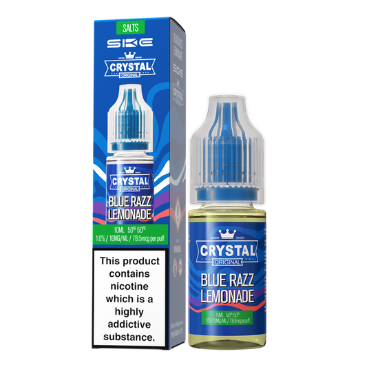 SKE Crystal Nic Salts 20mg 10Pk Blue Razz Lemonde