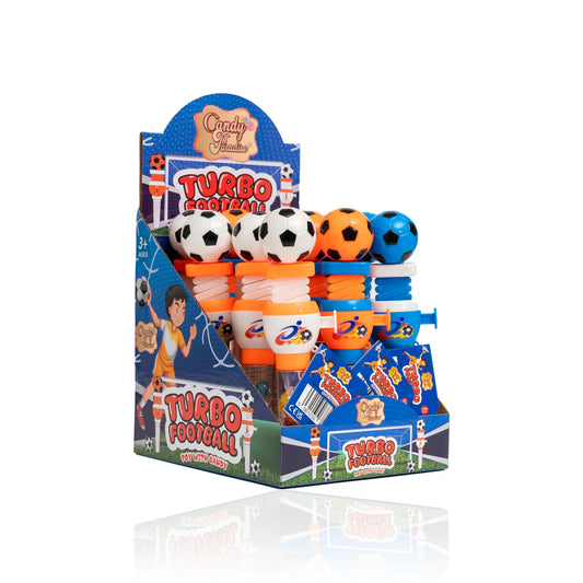 Candy Paradise Turbo Football Toy With Candy 12 x 10g