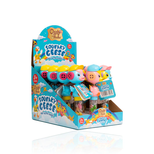 Candy Paradise Squeaky Geese Toy With Candy 12 x 10g