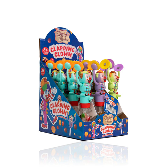 Candy Paradise Clapping Clown Toy With Candy 12 x 10g