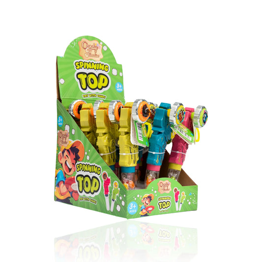 Candy Paradise Spinning Top Toy With Candy 12 x 10g