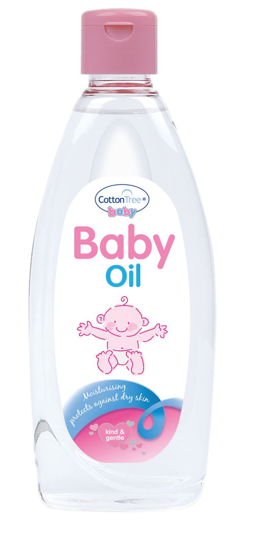 Cotton Tree Baby Oil 300ml x 6 Pk