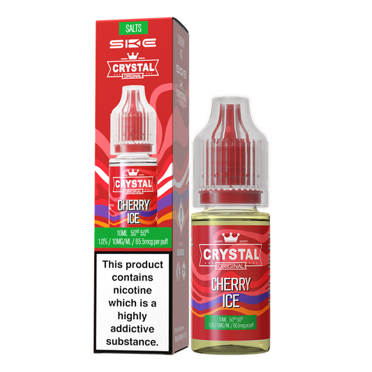 SKE Crystal Nic Salts 10mg 10Pk Cherry Ice