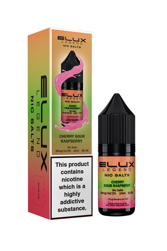 Elux Nic Salts 20mg 10 Pk Chy Sour Rspby