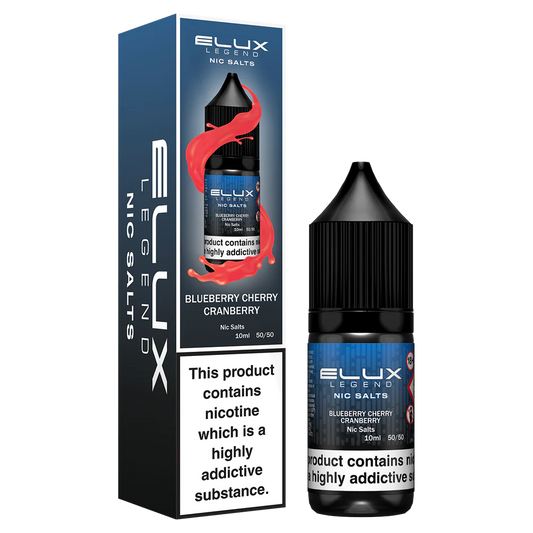Elux Nic Salts 10mg 10 Pk Blbry Chy Cnby