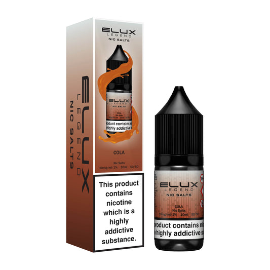 Elux Nic Salts 10mg 10 Pk Cola
