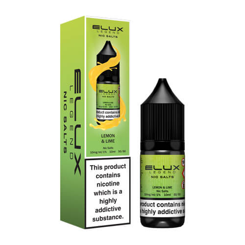 Elux Nic Salts 10mg 10 Pk Lemon & Lime
