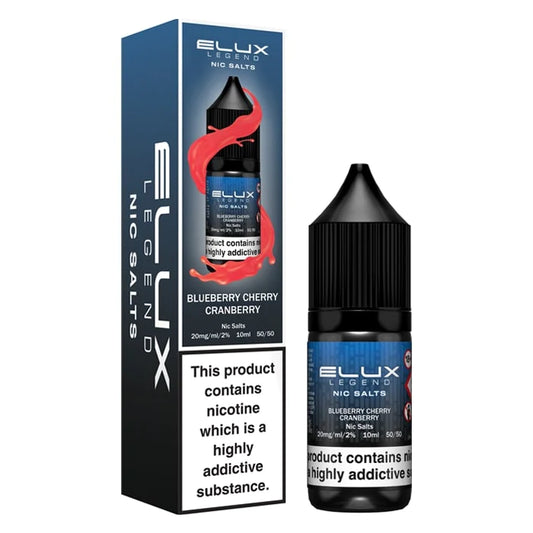 Elux Nic Salts 20mg 10 Pk Blby Chy Crnby