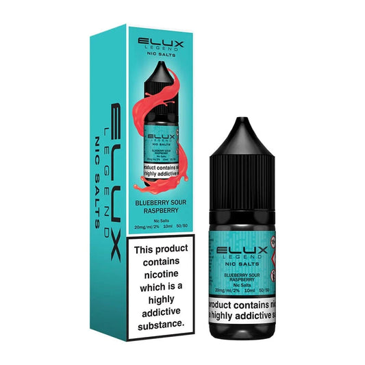 Elux Nic Salts 20mg 10 Pk Blby Sour Rsby