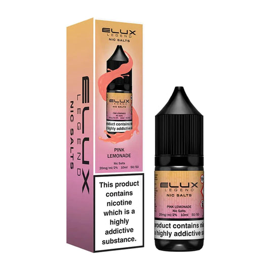 Elux Nic Salts 20mg 10 Pk Pink Lemonade