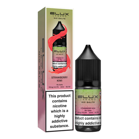 Elux Nic Salts 20mg 10 Pk Strawberry Kiw