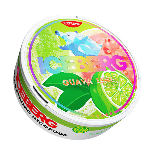 Iceberg Nic Pouches Extreme Guava Lime 10 Pk