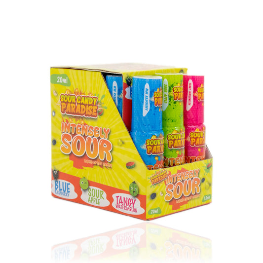 Candy Paradise Intensely Sour Liquid Candy Spray 20ml x 12 Pk