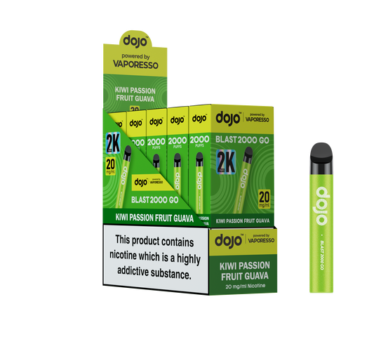 Dojo Blast 2000 Go Pod Kit 5 Pcs Kiwi Passion Fruit Guava