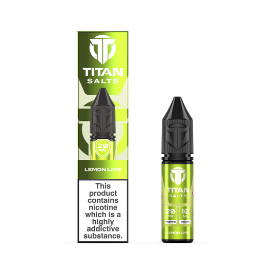 Titan Nic Salts 20mg 10ml 10 Pcs Lemon Lime