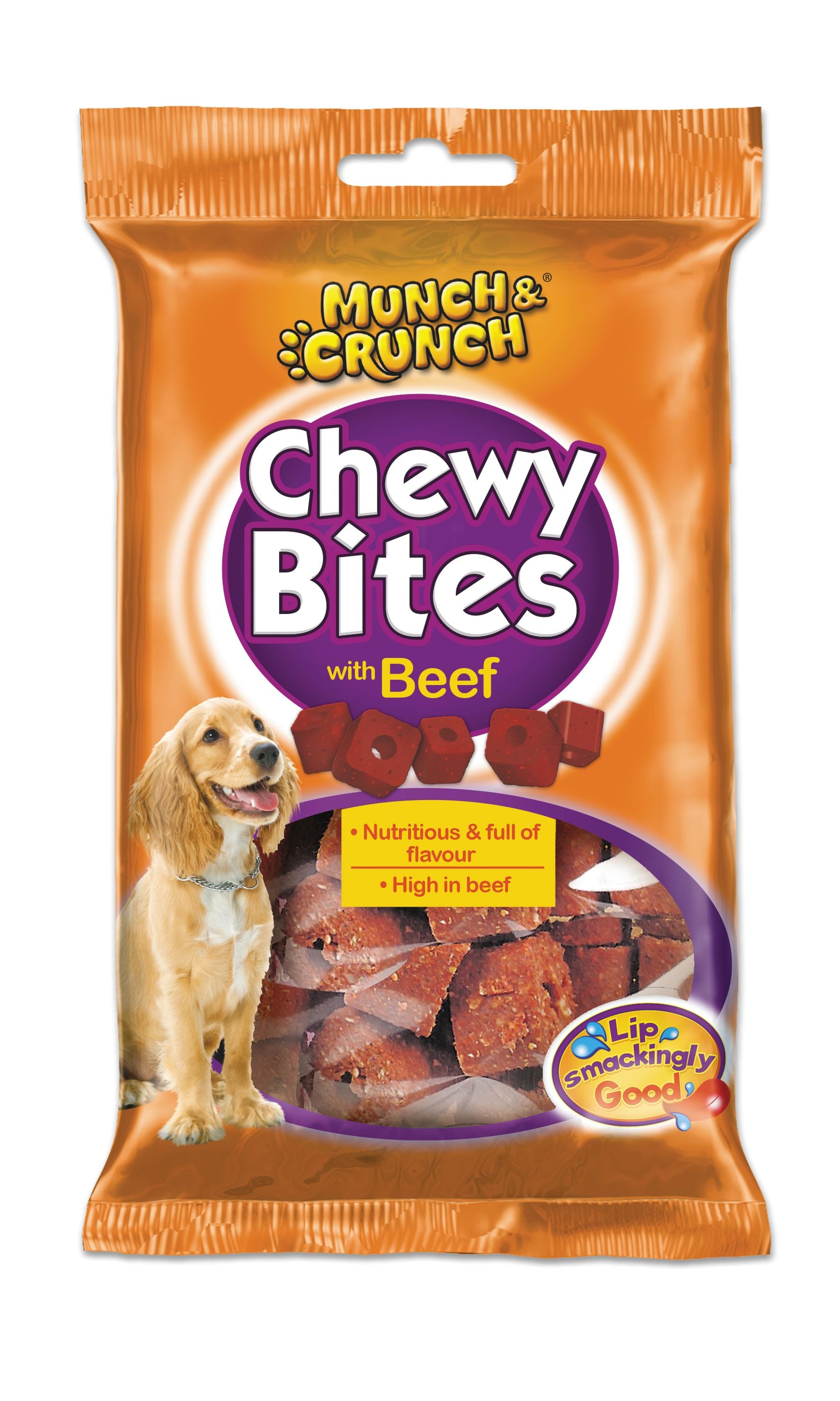 Munch Crunch Chewy Bite Beef 170g