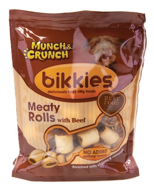 Munch & Crunch Bikkies Meaty Rolls 300g