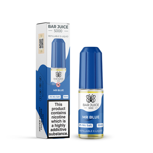 Bar Juice Nic Salt 20mg 10 Pk Mr Blue