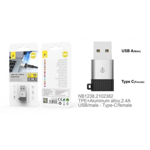 One Plus Type-C - USB Adapter Black