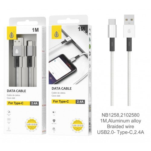 One Plus Data Cable USB - Type-C 1M Silver