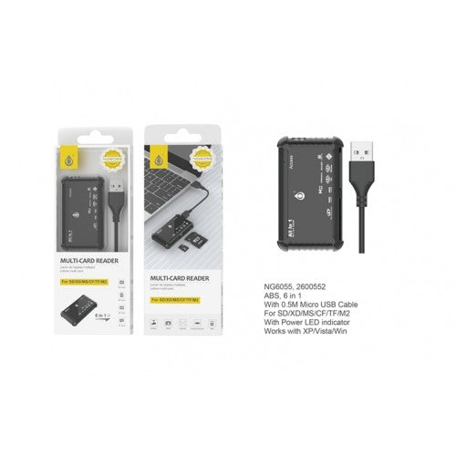 One Plus Multi Card Reader Black