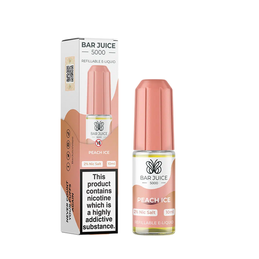 Bar Juice Nic Salt 20mg 10 Pk Peach Ice