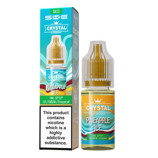 SKE Crystal Nic Salts 10mg 10Pk Pineapple Ice