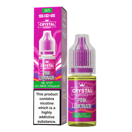 SKE Crystal Nic Salts 10mg 10Pk Pink Lemonade