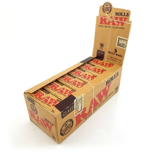 Raw Rolls 3m Classic King size 12 Per Box